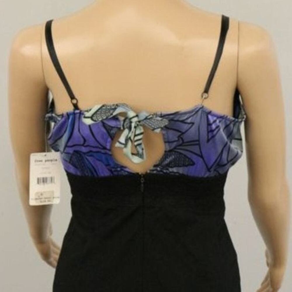 Free People Abstract Spaghetti Strap Mini Dress XS Vintage - Picture 3 of 8
